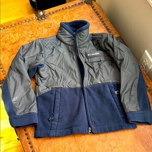 Columbia kids Gray and Blue Jacket 4/5